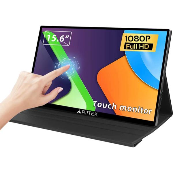 RIITEK 15.6" Touchscreen Portable Full HD Monitor Display
