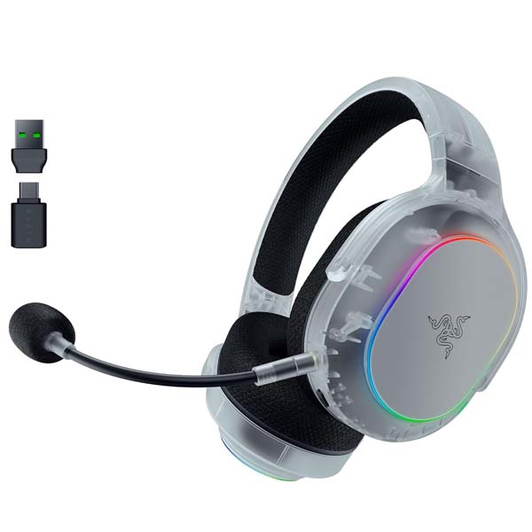 Razer Barracuda X Chroma RGB Wireless Gaming Headphone (Phantom White)