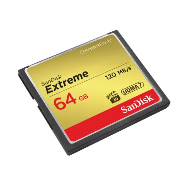 SanDisk Extreme CompactFlash Memory Card - 64GB