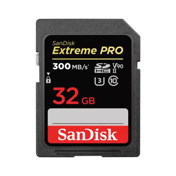 SanDisk Extreme PRO SDHC and SDXC UHS-II cards - 32GB, SDHC