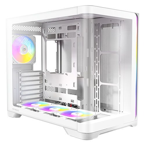 Antec C5 Curve ARGB Mid-Tower ATX PC Case (White)