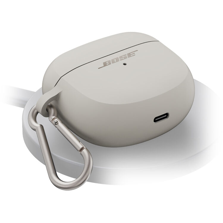 Bose Ultra Open Earbuds Wireless Charging Case Cover (White Smoke)