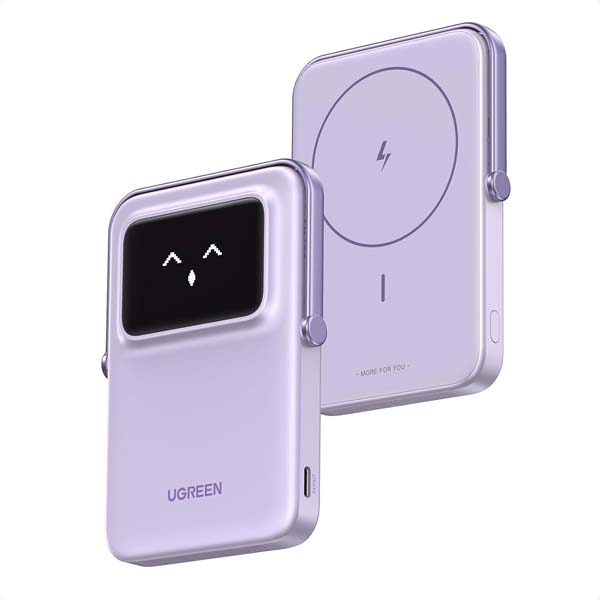 UGREEN PB571 5000mAh Uno Magsafe Power Bank Magnetic Portable Charger (Purple)