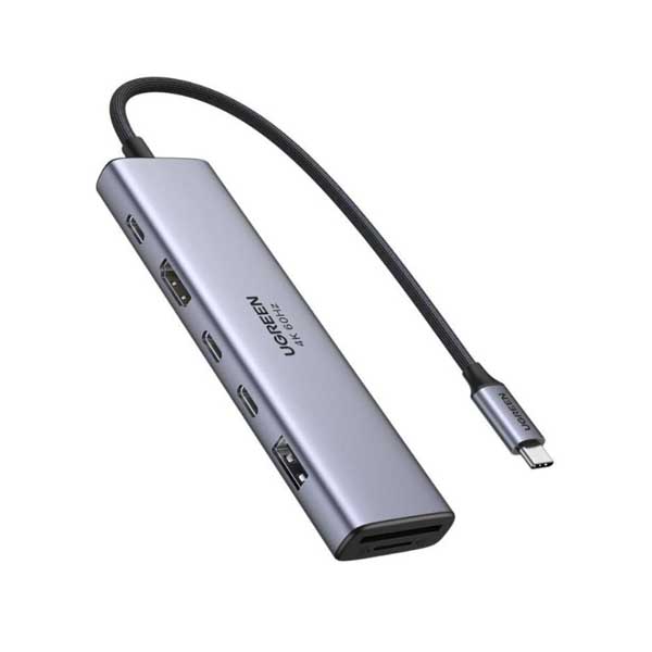 Ugreen 45521 7 in 1 USB-C Hub 4K HDMI Multiport Adapter with 100W PD (CM511)