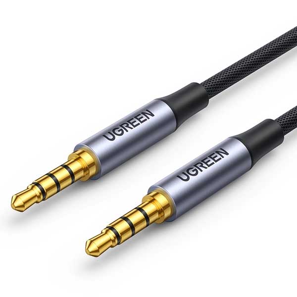 Ugreen AV183 3.5mm 4-Pole Male to Male Audio Cable Alu Case (1.5m 20497)