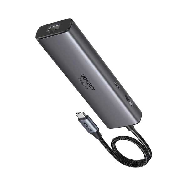 Ugreen CM512 6 in 1 Multifunctional USB C Hub 100W PD Ethernet Dock Multi Port (45000)
