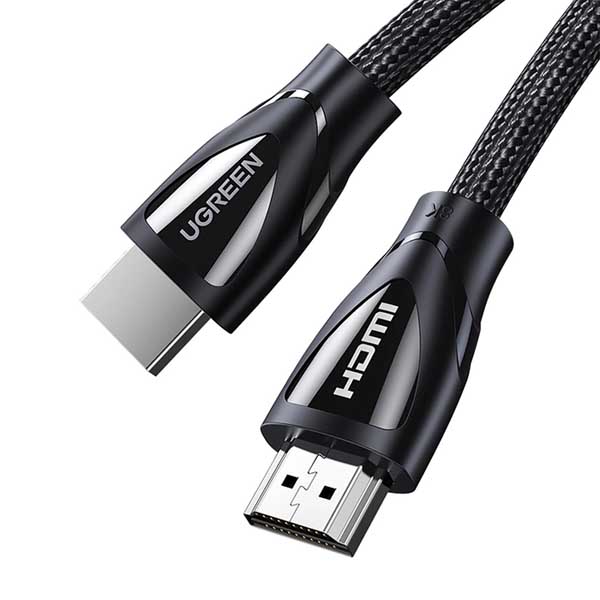 Ugreen Hd140 Hdmi 8K Cable Male To Male Braided Black 0.5M (40300)