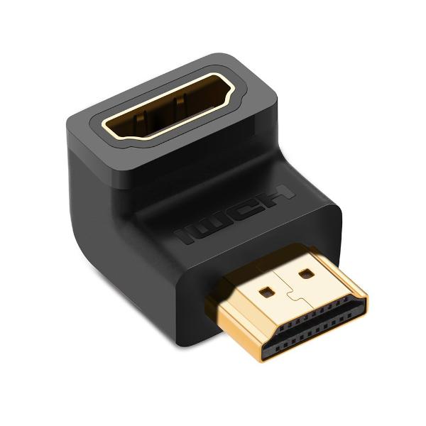 UGREEN HD112 HDMI 4K Adapter Male to Female Down-angled (20109)