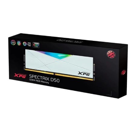 Adata XPG Spectrix D50 RGB 16GB 16GBx1 DDR4 3200MHz White 2 1
