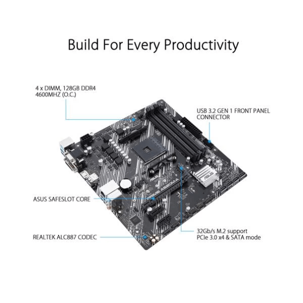 Asus Prime A520M A Motherboard 4