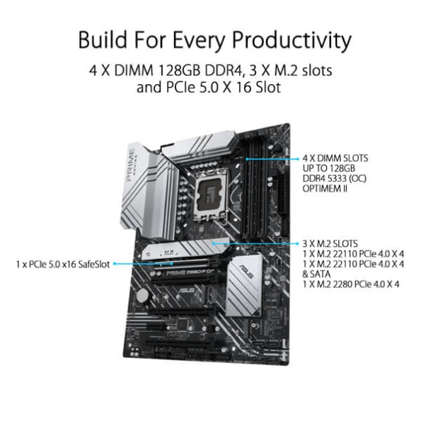 Asus Prime Z690 P D4 Motherboard 4