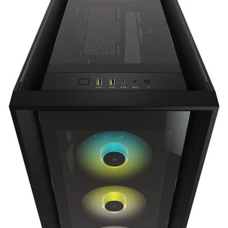 Corsair ICUE 5000X RGB Mid Tower Cabinet Black 3
