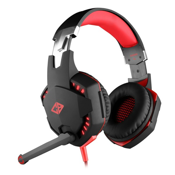 Cosmic Byte G2000 Edition Over the Ear Headsets with Mic Red 2 1