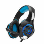 Cosmic Byte GS420 7 Color LED with Mic and Audio Splitter Gaming Headset (Blue)
