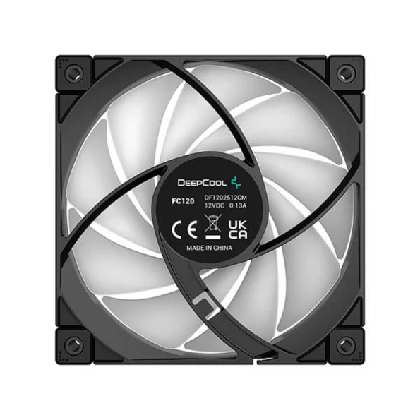DeepCool FC120 Black ARGB Cabinet Fan Triple Pack 4