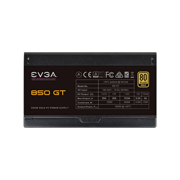 EVGA SuperNova 850 GT 850 Watt 80 Plus Gold SMPS 3