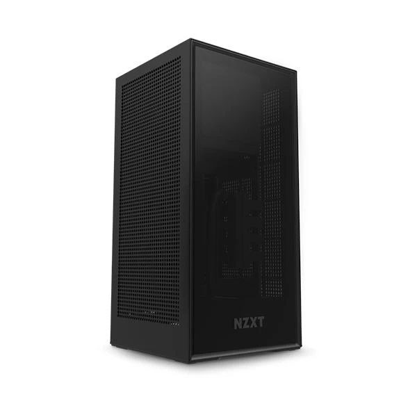NZXT H1 Cabinet With PSU, AIO, And Riser Card (Black)
