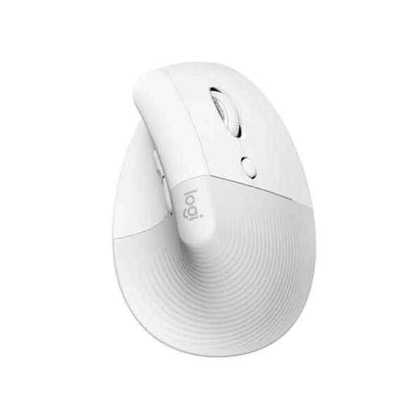 Logitech Lift Vertical Wireless Mouse White 1 1