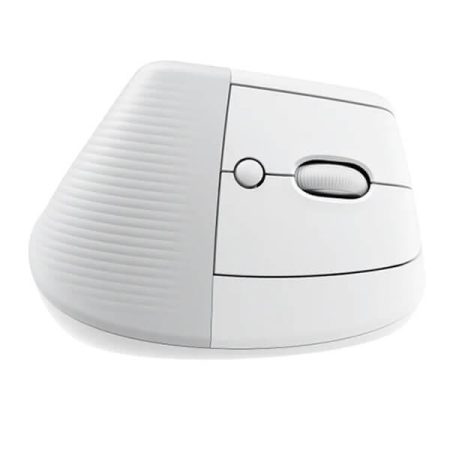 Logitech Lift Vertical Wireless Mouse White 3 1