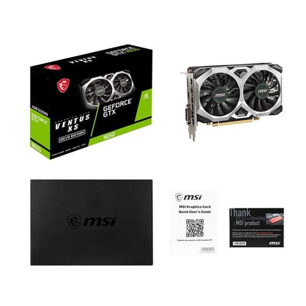 MSI GeForce GTX 1650 D6 Ventus XS OC 4GB 2