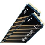 MSI SPATIUM M370 NVMe M.2 1TB Internal SSD PCIe Gen3x4 1