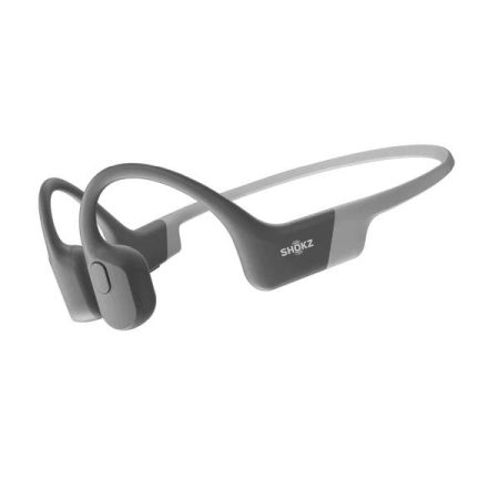 Shokz OpenRun Wireless Open-Ear Bluetooth Headphone, Grey