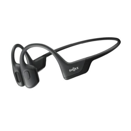 Shokz OpenRun Pro Premium Bone Conduction Open-Ear Bluetooth Sport Headphones, Black