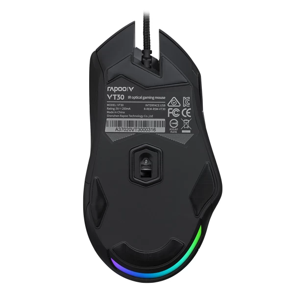 Rapoo VT30 Gaming Mouse Black 5