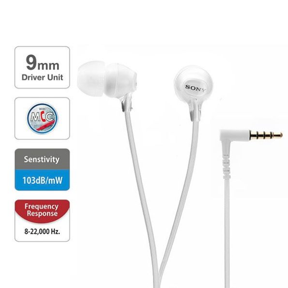 Sony MDR EX15AP In Ear Stereo WHITE 2