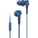Sony MDR-XB55AP Wired in Ear Headphones with Mic - Blue