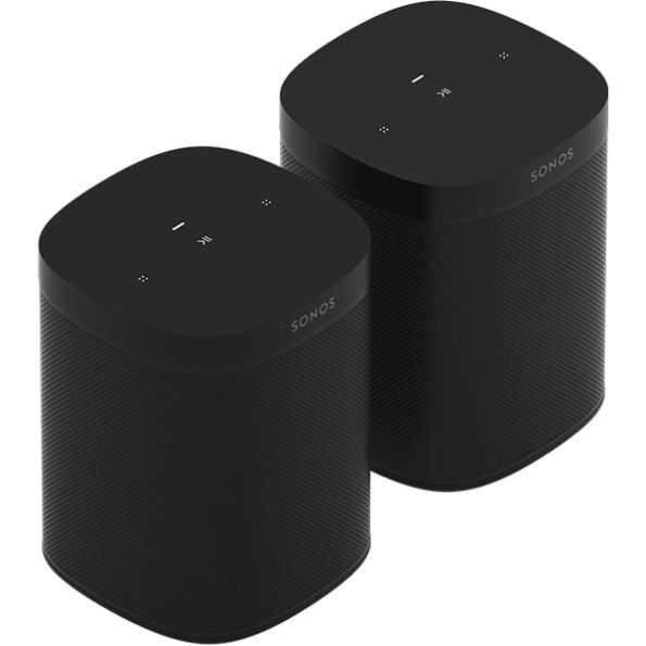 Sonos Two Room Set with One SL (Black)