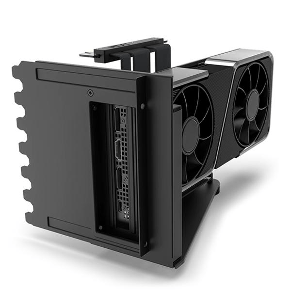 NZXT H7 Series (PCIe 4.0x16) Vertical GPU Bracket Kit With 175mm Riser Cable - Black