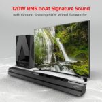 boAt AAVANTE Bar 1700D 120W 2.1 Channel Bluetooth Soundbar with Dolby Audio 1