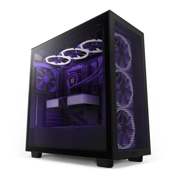 Nzxt H7 Flow (E-ATX) Mid Tower Cabinet - Black