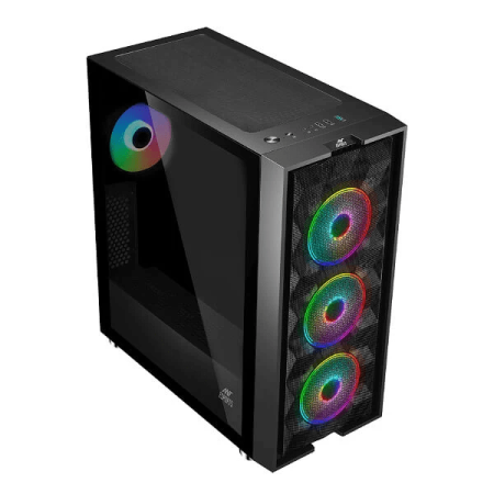 Ant Esports ICE-521MT Mid Tower Gaming Cabinet with Transparent Tempered Glass