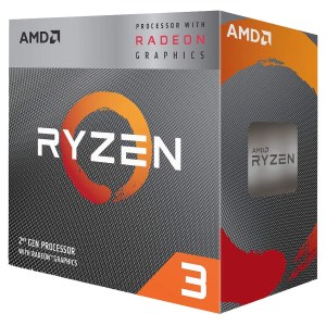 Amd Ryzen 3 3200G AM4 Desktop Processor (4 GHz /  4 Cores / 4 Threads)