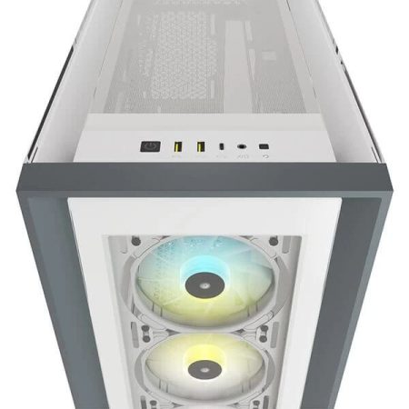 Corsair ICUE 5000X RGB Mid Tower Cabinet White 4