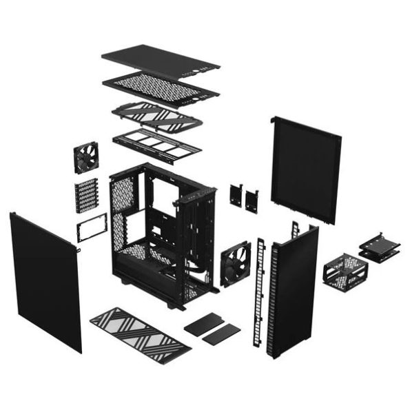 Fractal Design Define 7 Compact ATX Mid Tower Cabinet Black 6