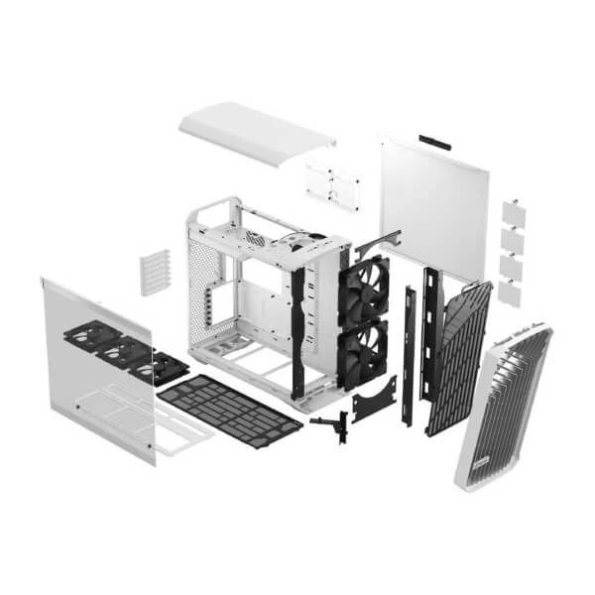 Fractal Design Torrent TG Clear Tint E ATX Mid Tower Cabinet White 6