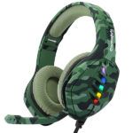 Cosmic Byte GS430 Gaming wired over ear Headphone with mic - Camo Green