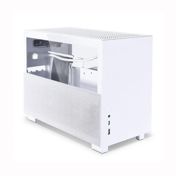 Lian Li Q58W3 Cabinet With PCIe 3 0 Riser Cable White 2