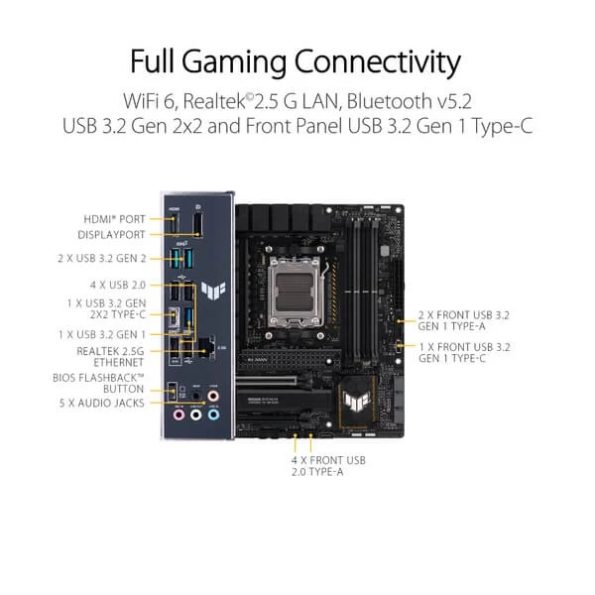 Asus TUF Gaming B650M Plus Motherboard 4