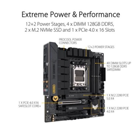 Asus TUF Gaming B650M Plus WIFI Motherboard 4