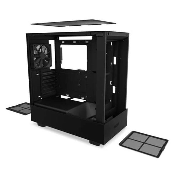 NZXT H5 Flow E ATX Mid Tower Cabinet Black 4