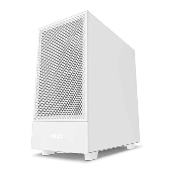 NZXT H5 Flow E ATX Mid Tower Cabinet White 4