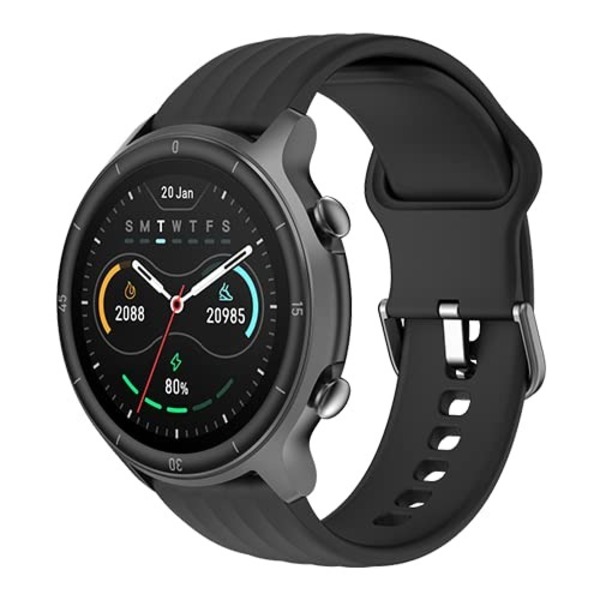 Noise Agile Smartwatch (Robust Black) - Computech Store