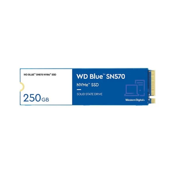 Western Digital Blue SN570 250GB M 2 NVMe Internal SSD