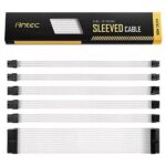 Antec Sleeved Extension PSU Cable Kit (White)