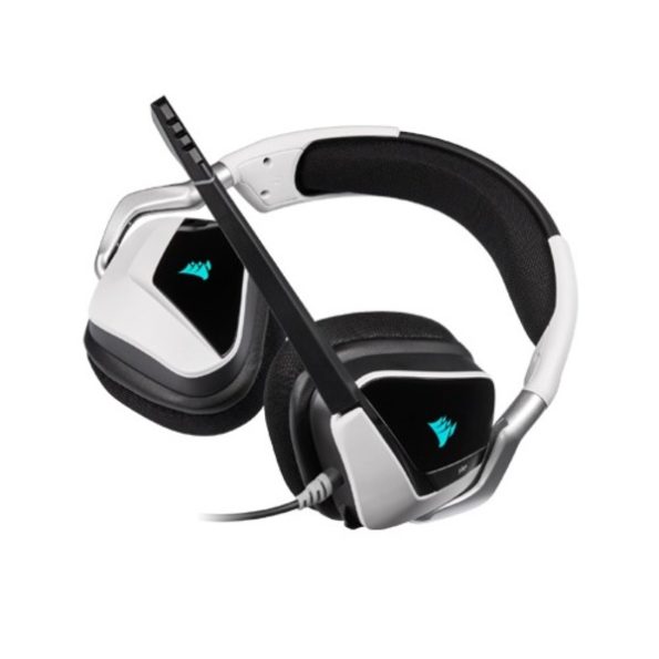 Corsair VOID RGB ELITE USB Premium Gaming Headset with 7 1 Surround Sound White 4