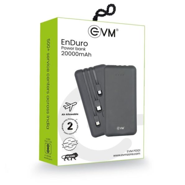 EVM ENDURO POWER BANK 20000MAH 4